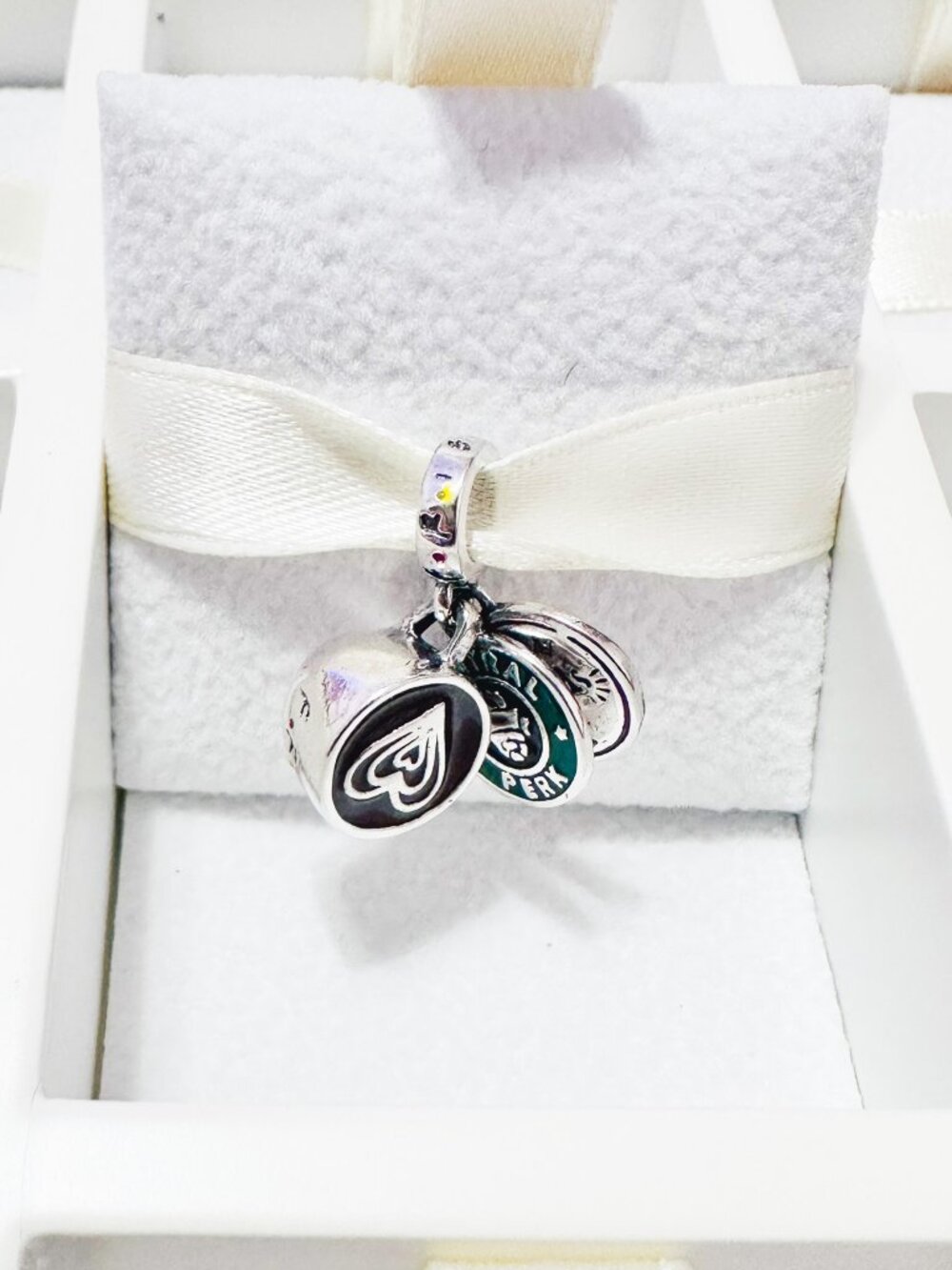 925 Sterling Silver Friends TV Show Central Perk Iconic Symbols Dangle Charm
